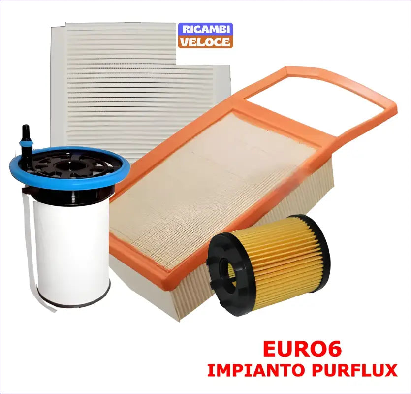 KIT 3 FILTRI TAGLIANDO FIAT PANDA 312 NEW 500 1.2 BENZINA DAL 09.2011 - Ricambi veloce