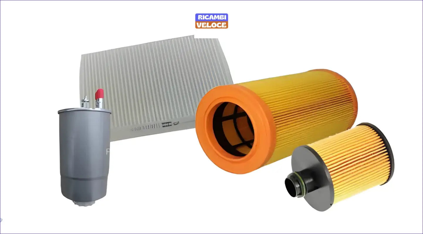 KIT 4 FILTRI TAGLIANDO FIAT PUNTO IDEA LANCIA MUSA YPSILON 1.3 MULTIJET IMP. UFI - Ricambi veloce