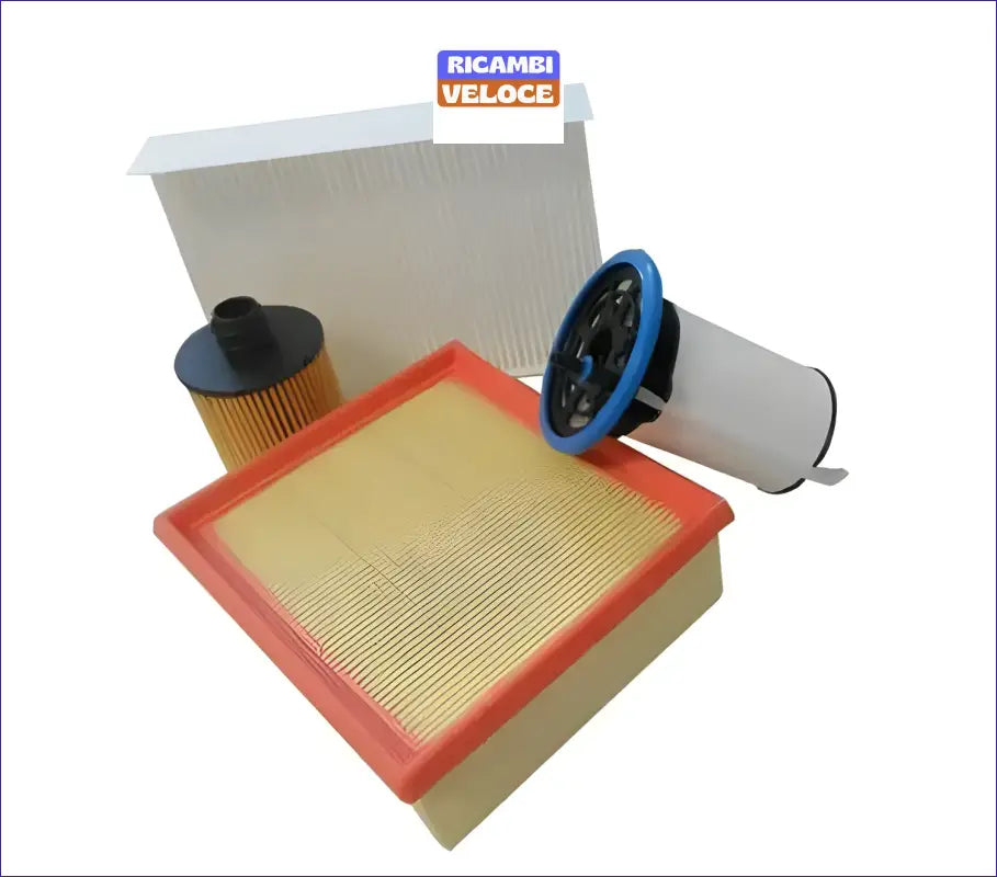 KIT 4 FILTRI TAGLIANDO FIAT 500X 1.6 D MJT 84 88 KW 2.0 D MULTIJET 100 103 KW - Ricambi veloce