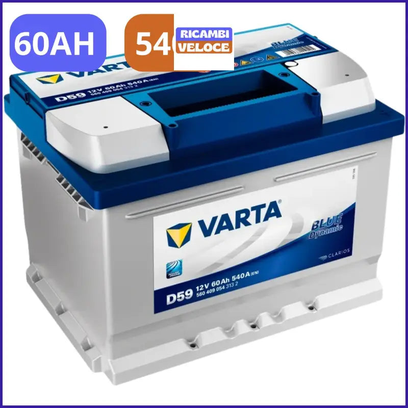 Varta 60Ah 540A D59 Blue Dynamic - Ricambi veloce